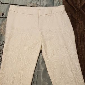 Loft White Crops Petite